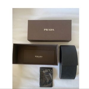 Prada eye glass case